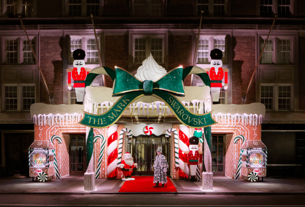 Swarovski Teamed With The Mark For The Holidays