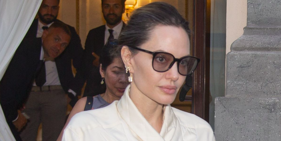 Angelina Jolie Stepped Out In Sophisticated Street Style In Rome