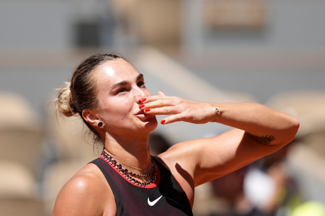 Aryna Sabalenka Showed Up to Roland Garros Dripping in Diamonds and Won